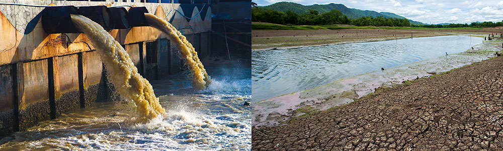failed water systems: waste and drought